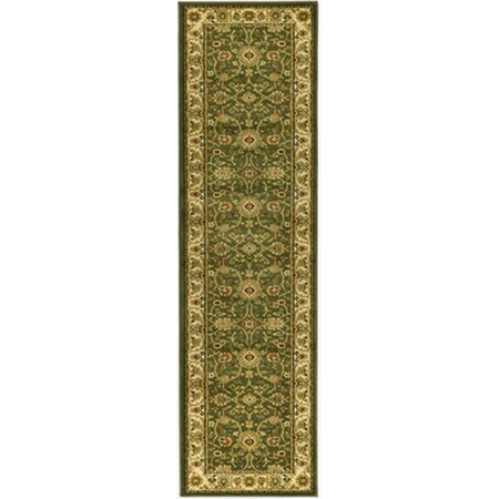 Safavieh 2 ft. 3 in. x 8 ft. Runner Lyndhurst Sage and Ivory Traditional Rug LNH212C-28